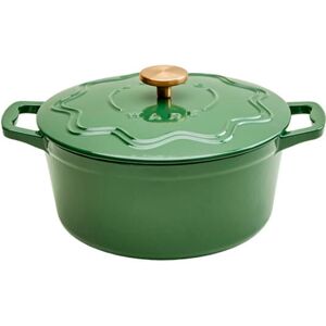 Judgeware Enamelled Cast Iron Green 26cm Casserole Judgeware Enamelled Cast Iron Green 26cm Casserole