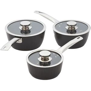 Judge Evertough Non-Stick 3 Piece Saucepan Set Judge Evertough Non-Stick 3 Piece Saucepan Set