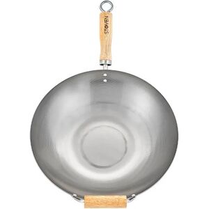 Stoven 34cm Heavy Gauge Carbon Steel Wok Stoven 34cm Heavy Gauge Carbon Steel Wok