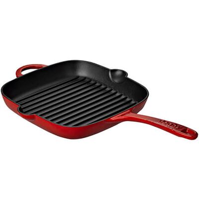 Denby Cast Iron Pomegranate 25cm Griddle Pan Denby Cast Iron Pomegranate 25cm Griddle Pan