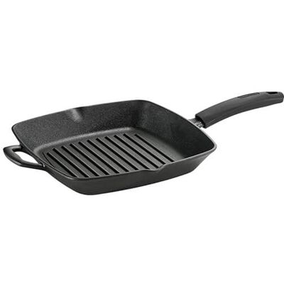Tramontina Pre-seasoned 27cm Cast Iron Grill Pan Tramontina Pre-seasoned 27cm Cast Iron Grill Pan
