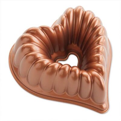 Nordic Ware Toffee Bundt Pan - Elegant Heart - Cake Pan Nordic Ware Toffee Bundt Pan - Elegant Heart - Cake Pan
