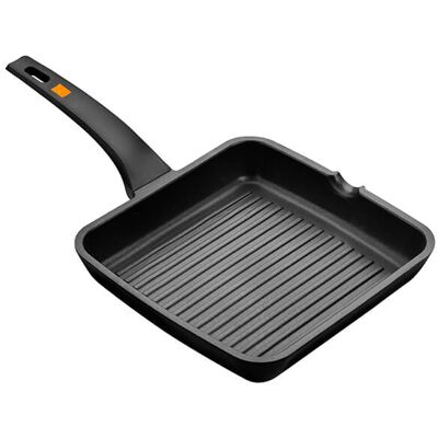 BRA Cookware BRA Efficient 28cm x 28cm Ribbed Grill Pan BRA Cookware BRA Efficient 28cm x 28cm Ribbed Grill Pan