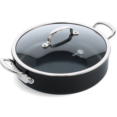 GreenPan Barcelona Pro Aluminium Non-Stick 30cm/5.5L Saute Pan with Lid GreenPan Barcelona Pro Aluminium Non-Stick 30cm/5.5L Saute Pan with Lid