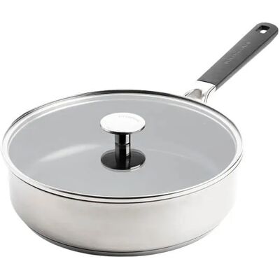 KitchenAid Classic Stainless Steel Ceramic 26cm Saute Pan KitchenAid Classic Stainless Steel Ceramic 26cm Saute Pan