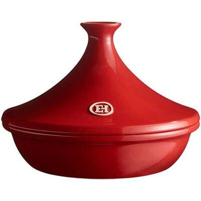 Emile Henry Burgundy Tagine - 3.5L - Suitable for Oven and Stovetop Emile Henry Burgundy Tagine - 3.5L - Suitable for Oven and Stovetop