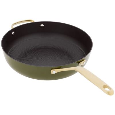 Stellar Cast Light 28cm Olive Saute Pan Stellar Cast Light 28cm Olive Saute Pan