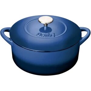 Denby Cast Iron Cobalt 26cm Round Casserole