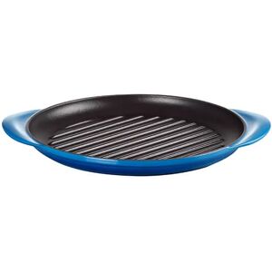 Le Creuset Azure Blue Cast Iron 25cm Round Grill