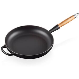 Le Creuset Signature Satin Black Cast Iron 28cm Frying Pan