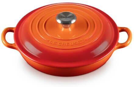 Le Creuset Signature Volcanic Cast Iron 22cm Shallow Casserole