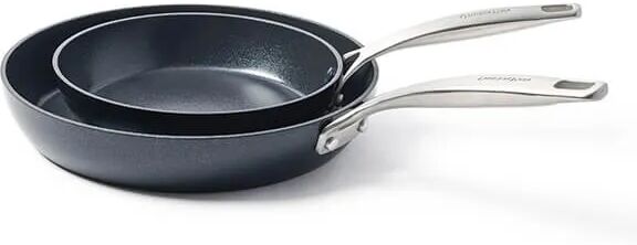 GreenPan Copenhagen Aluminium Non-Stick 20cm & 28cm Frying Pan Set