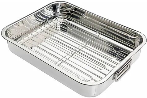 KitchenCraft Stainless Steel 37cm Roasting Pan
