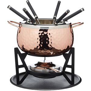 Artesa Hammered Copper Fondue Set