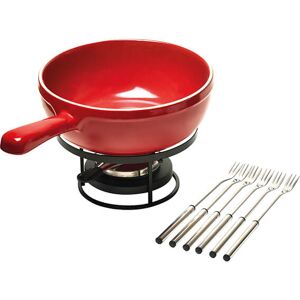 Emile Henry Burgundy Fondue Set