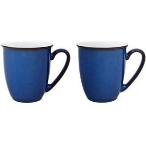 Denby Imperial Blue 2 Piece Coffee Beaker / Mug Set