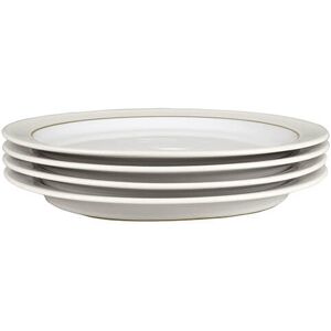 Denby Natural Canvas 4 Piece Dinner Plate Set