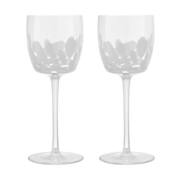 Denby Set Of 2 Modus Wine Glasses