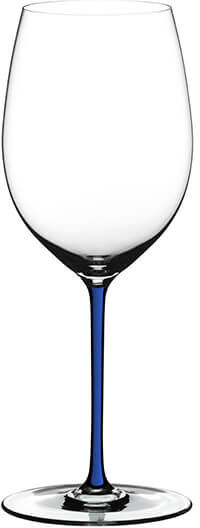 Riedel Hand Made Fatto A Mano Cabernet/Merlot Wine Glass Dark Blue