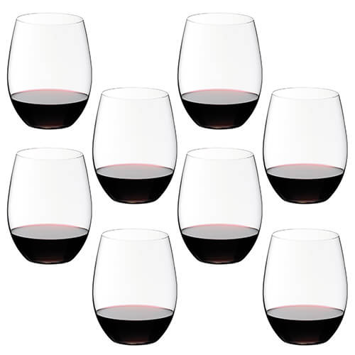Riedel O Set of 8 Cabernet / Merlot Wine Glasses