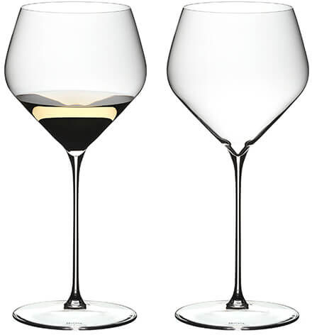 Riedel Veloce Set of 2 Chardonnay Wine Glasses