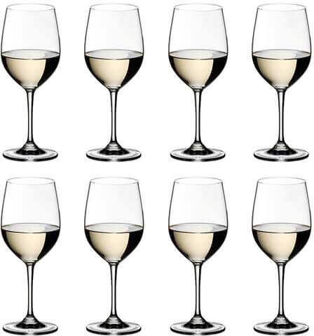 Riedel Vinum Set of 8 Viognier / Chardonnay Wine Glasses