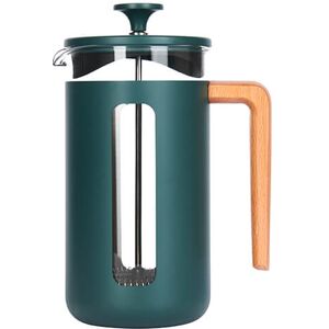 La Cafetiere Pisa 8 Cup Cafetiere Green Wood Handle