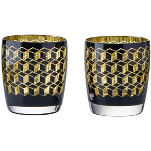 Artland Set of 2 Cubic Double Old Fashion Tumblers