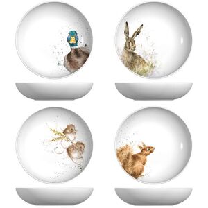 Wrendale Designs Assorted Set of 4 Pasta Bowls