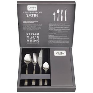 Denby Satin 16 Piece Cutlery Set Denby Satin 16 Piece Cutlery Set