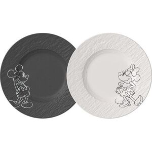 Villeroy & Boch Manufacture Rock Mickey Mouse Breakfast Plates Villeroy & Boch Manufacture Rock Mickey Mouse Breakfast Plates