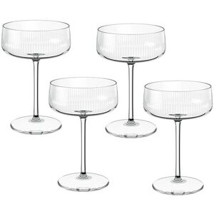 Villeroy & Boch Afina Set of 4 Champagne Coupe Glasses Villeroy & Boch Afina Set of 4 Champagne Coupe Glasses