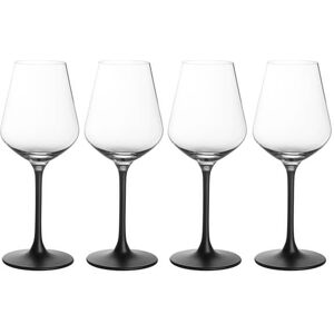 Villeroy & Boch Manufacture Rock Noire Set of 4 Red Wine Goblets Villeroy & Boch Manufacture Rock Noire Set of 4 Red Wine Goblets