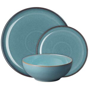 Denby Azure Coupe 12 Piece Tableware Set Denby Azure Coupe 12 Piece Tableware Set