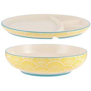 Typhoon World Foods Multi-Cuisine Bowl & Divider Plate - Serving Dish Typhoon World Foods Multi-Cuisine Bowl & Divider Plate - Serving Dish