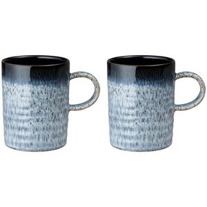 Denby Halo Set Of 2 Ridged Mugs Denby Halo Set Of 2 Ridged Mugs