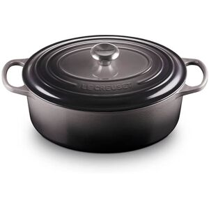 Le Creuset Signature Flint Cast Iron 31cm Oval Casserole Le Creuset Signature Flint Cast Iron 31cm Oval Casserole