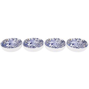 Sara Miller London Sara Miller by Navigate Set of 4 Decorated Bowls Sara Miller London Sara Miller by Navigate Set of 4 Decorated Bowls