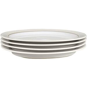Denby Natural Canvas 4 Piece Dinner Plate Set Denby Natural Canvas 4 Piece Dinner Plate Set