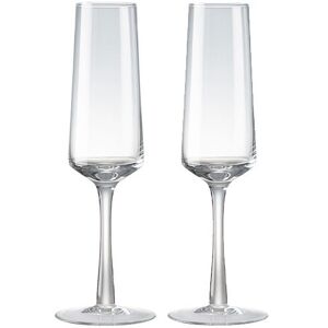 Denby Contemporary Clear Set of 2 Champagne Flutes Denby Contemporary Clear Set of 2 Champagne Flutes