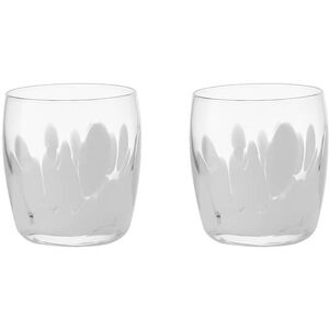 Denby Contemporary Marbled White Set of 2 Small Tumblers Denby Contemporary Marbled White Set of 2 Small Tumblers