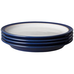 Denby Elements Dark Blue Set Of 4 Dinner Plates Denby Elements Dark Blue Set Of 4 Dinner Plates