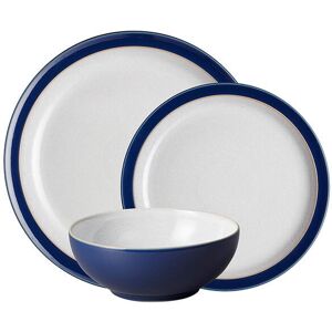 Denby Elements Dark Blue 12 Piece Tableware Set Denby Elements Dark Blue 12 Piece Tableware Set