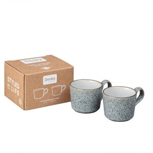 Denby Studio Grey Brew Espresso Cup Set Of 2 Denby Studio Grey Brew Espresso Cup Set Of 2