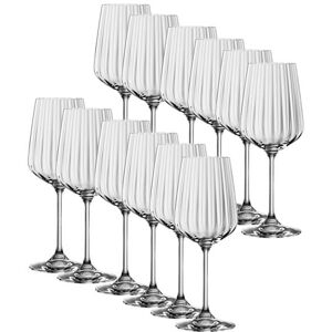 Spiegelau Lifestyle Set of 12 Stemware Glasses Spiegelau Lifestyle Set of 12 Stemware Glasses