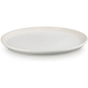 Le Creuset Meringue Stoneware Coupe Collection 22cm Side Plate Le Creuset Meringue Stoneware Coupe Collection 22cm Side Plate