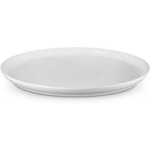 Le Creuset White Stoneware Coupe Collection 27cm Dinner Plate - Dinner Plate Le Creuset White Stoneware Coupe Collection 27cm Dinner Plate - Dinner Plate
