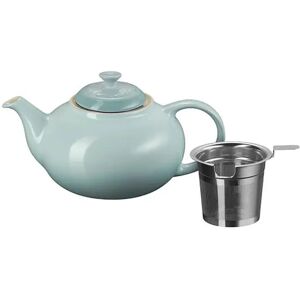 Le Creuset Sea Salt Stoneware Classic Teapot with Infuser Le Creuset Sea Salt Stoneware Classic Teapot with Infuser