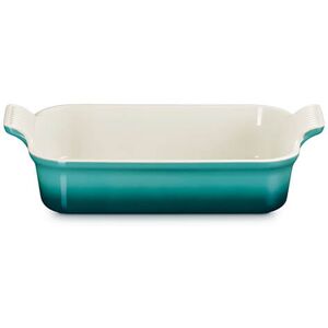 Le Creuset Bleu Riviera Stoneware 26cm Heritage Rectangular Dish Le Creuset Bleu Riviera Stoneware 26cm Heritage Rectangular Dish