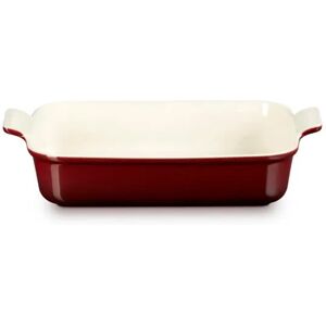 Le Creuset Garnet 32cm Rectangular Deep Dish - Oven Safe Le Creuset Garnet 32cm Rectangular Deep Dish - Oven Safe